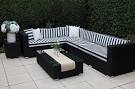 Sydney 9-Piece Sectional Sofa Set - Contemporary - Outdoor