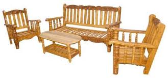 Image result for WOODEN SOFA SET