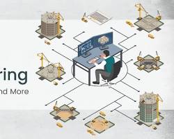 construction engineering software software application Civil 3D BIM infrastructure construction site engineers, AI generated