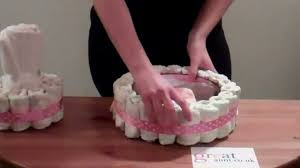 Image result for how to make diaper cake step by step with pictures