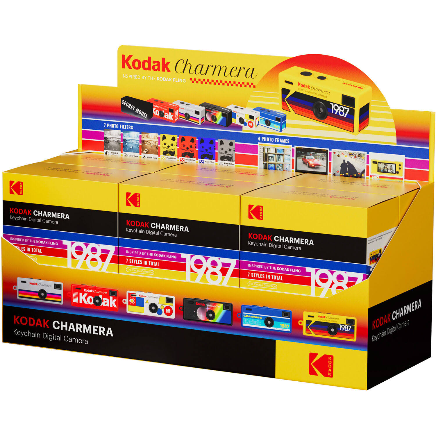 Kodak 6-Pack Charmera Keychain Digital Camera (6)