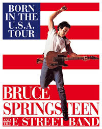 Image result for 1984 - Bruce Springsteen released his "Born in the U.S.A." album.