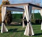 Pergola con cortinas laterales El blog de decoraci n