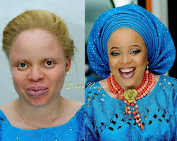 Image result for nigerian bridal makeup before and after