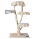 Lolipet - Arbre chat avec griffoir beige - Tour griffer en sisal naturel