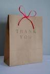 Thank You Kraft Gift Bags - Oriental Trading