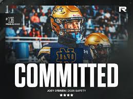 Notre Dame Secures Commitments from Top DB Recruits Joey O’Brien and Khary Adams