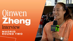 Zheng Qinwen brings the pain with forehand winners | Madrid Interviews