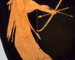 Image of Artemis Goddess of the Hunt Iliad classical art