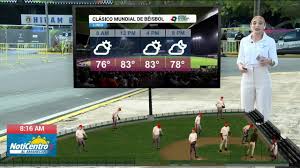 Tu Tiempo: lunes de Clásico Mundial con altas probabilidades de aguaceros