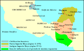 Resultado de imagen para ubicacion geografica de los mayas