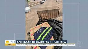 ais de 33 mil garrafas de cachaça são apreendidas em Novo Progresso, sudoeste do Pará