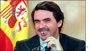 Josie Maria Aznar. Mr Aznar has in the past admitted he is no great orator - _36473663_aznar300