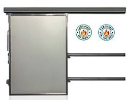 FSL812TP Fire-Rated Sliding Chiller Cold Room Door 160×240cm