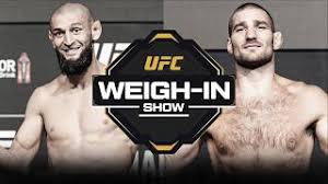 Video: UFC 328 early & official morning weigh-in show