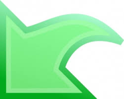 Resultado de imagen para flecha curva VERDE