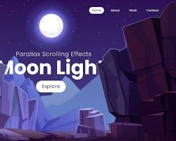 Imagen de Website design with parallax effect