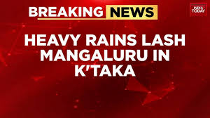 Heavy rains in Mangaluru dramatic video captures compound wall collapse – India Today