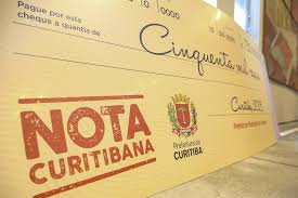 Com quatro sorteios por ano, Nota Curitibana dobra valor dos prêmios