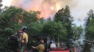Evacuations lifted for Elder Fire burning near US 95 in Worley