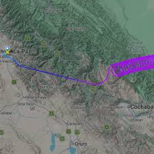 ‘Voo fantasma’: Avião faz 20 manobras em círculos antes de cair na Bolívia