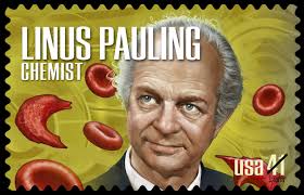 <b>Linus Pauling</b> Chemist US Postal Service stamp. &quot; - 6a00d83451f25369e20120a633381f970b-pi