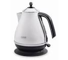 DeLonghi KBJ2001W Brilliante White Gloss Kettle at The Good Guys