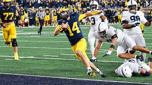 Tommy Carr preparing for Michigan college football game