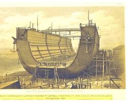 Image of German floating dock at Sheerness Dockyard