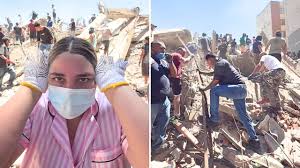 “Tienen todo el edificio encima”: pareja intenta ayudar a 3 personas atrapadas bajo los escombros tras sismo en Colombia