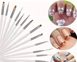 Hình ảnh về Cọ sơn móng, cọ vẽ nail art