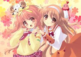 Kết quả hình ảnh cho hinh anime song sinh