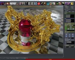 Image of Mandelbulber software interface