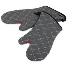 San Jamar 800FG13-BK 13" BestGuard™ Conventional Oven Mitt ...