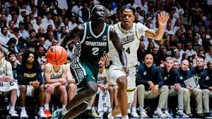 Young Spartans big in pivotal Michigan State basketball win at Purdue