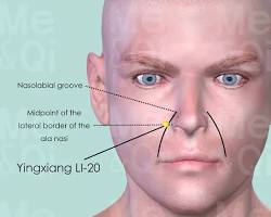 Gambar Titik Ying Xiang (LI20)