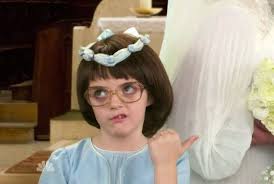 be Tina Fey's daughter Alice playing the young, exasperated Liz. Cute!