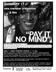 Our building has an elevator. For more on access information or to RSVP email reina@srlp.org. New Member Orientation &amp; Film Flier. Sylvia Rivera Law Project - MBT-January-2013-Flier-pdf