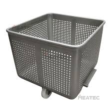 Drain type 200l meat cart/trolley, Manufacturers, Suppliers