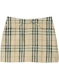 Burberry check-pattern Mini Skirt | Neutrals | FARFETCH