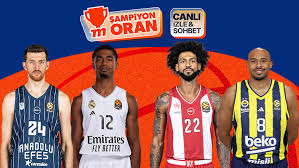 Fenerbahçe ve Anadolu Efes, EuroLeague sahnesinde! Maçların heyecanı canlı yayın, canlı sohbet ve Şampiyon Oranlar ile Misli'de