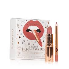 The Gift Of Pillow Talk Lips - Nude-pink Lipstick Set | Charlotte Tilbury