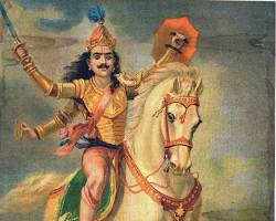 Image of Kalki Avatar of Vishnu
