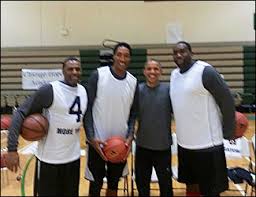 Image result for picture of obama playing basketball