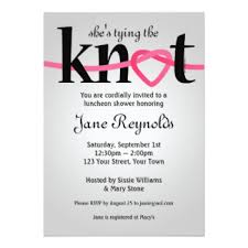 Tying The Knot Invitations &amp; Announcements | Zazzle via Relatably.com