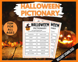 Halloween Pictionary Game