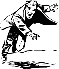 Resultado de imagen para man running away