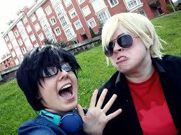 Dave Strider and John Egbert by Chia-Light - dave_strider_and_john_egbert_by_chia_light-d5zzy3y