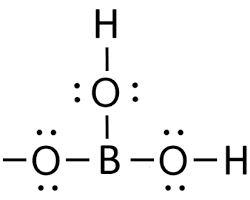 Hình ảnh về Lewis structure of boric acid