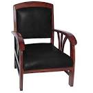 Fauteuil en cuir marron Singapour Maisons du Monde